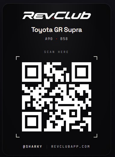 RevClub QR code sticker